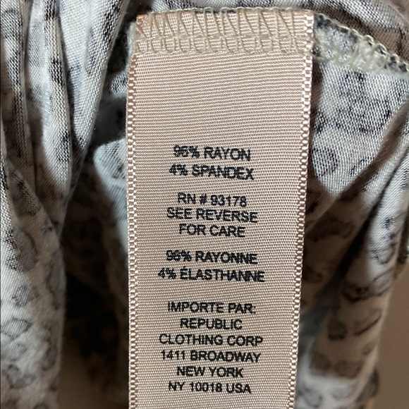 Philosophy Leopard Animal Print Women's Top Plus Size 3X Short Sleeve - Picture 3 of 4